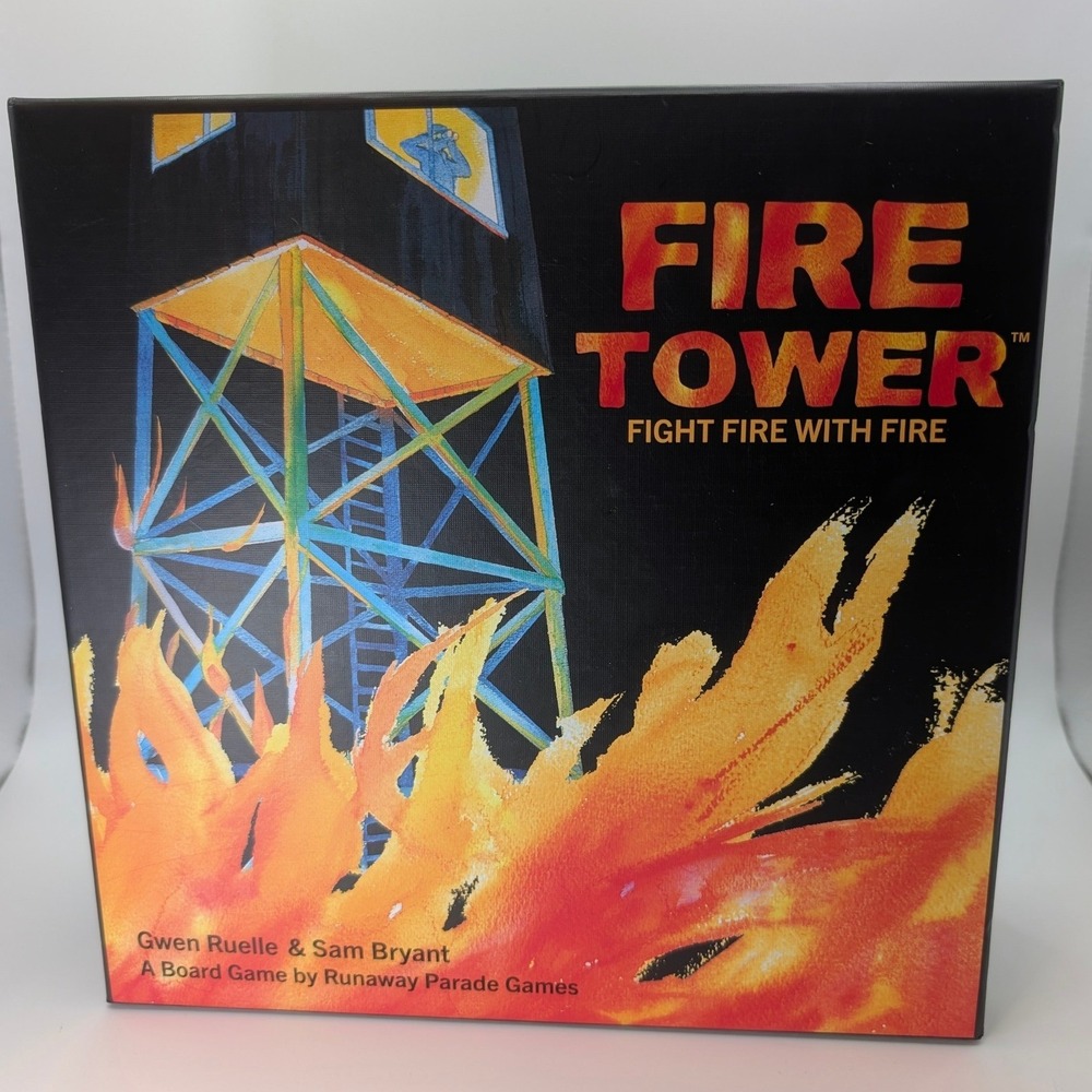 Fire Tower Board Game Runaway Parade Games Goliath 2-4 Players Ages 10+ Complete
